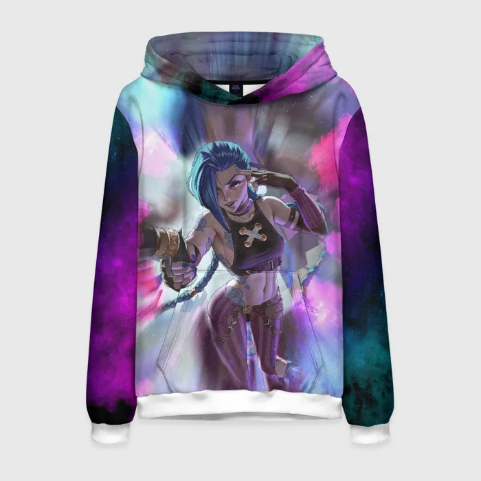 New Men's Hoodies Anime Arcane League Jinx Graphic Sweatshirt 3D Print Men Women Tracksuit Pullovers Harajuku Hoodie Y2k Clothes