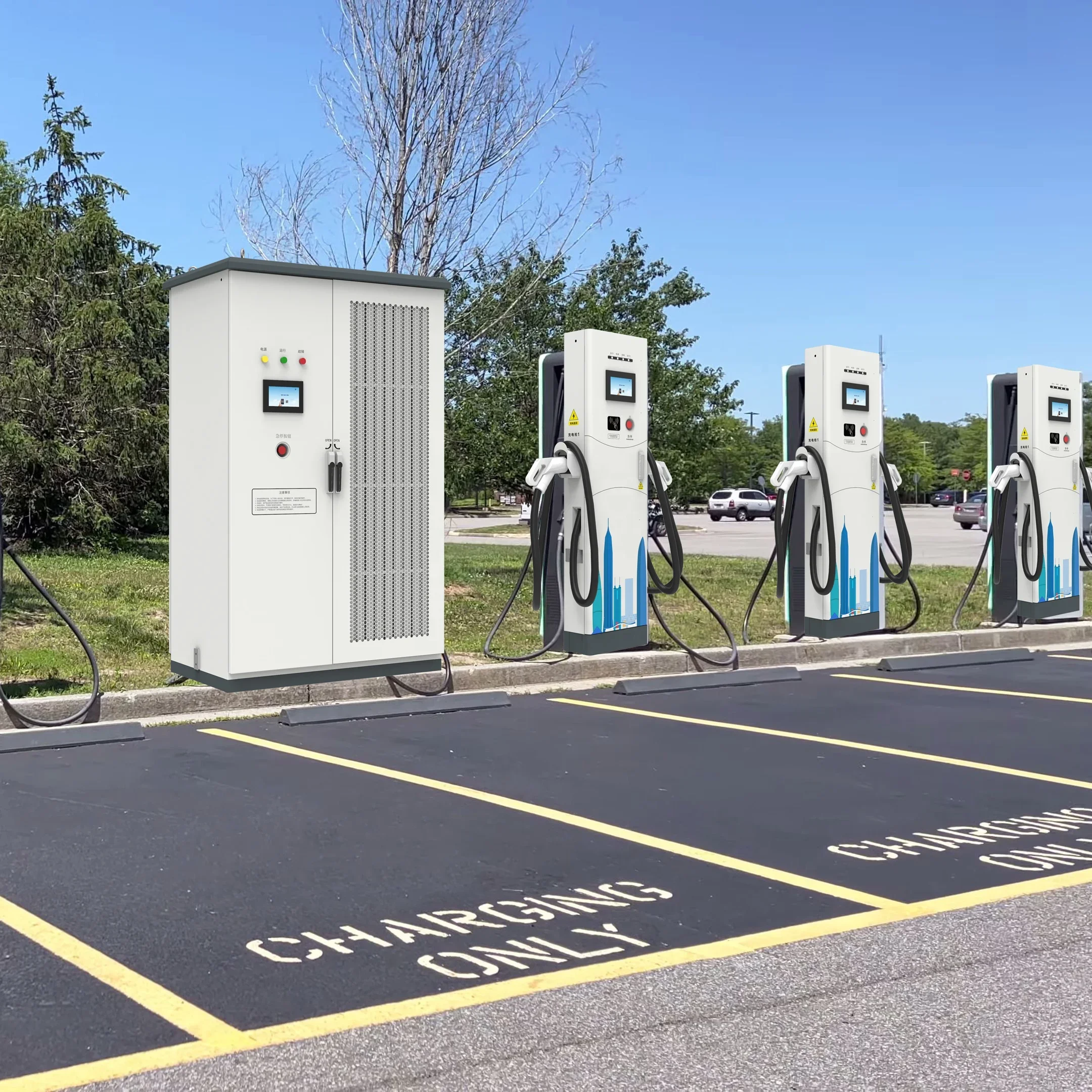 240kw Split Stazione di ricarica per auto elettrica Terminale multiplo DC Veloce EV Public Ev Bus Car Fleet