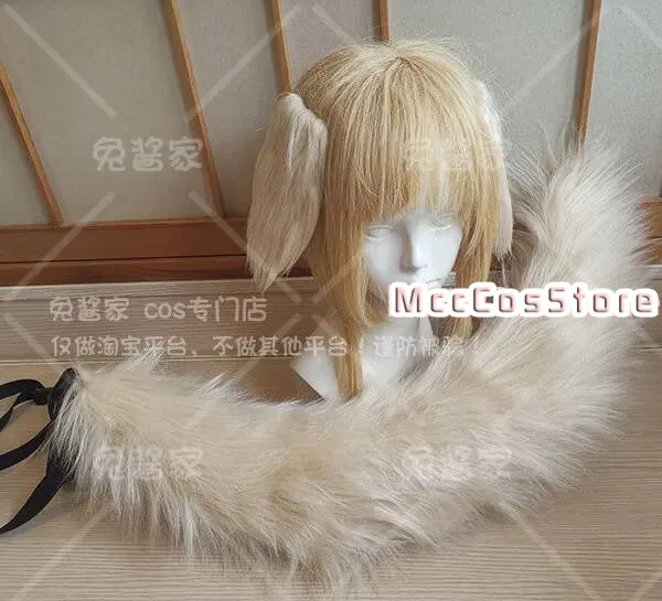

2026 Anime Acg Arknights Kristen Wright Cosplay Cartoon Handmade Animal Fox Ear Tail Props Carnival Party Christmas Halloween Gi