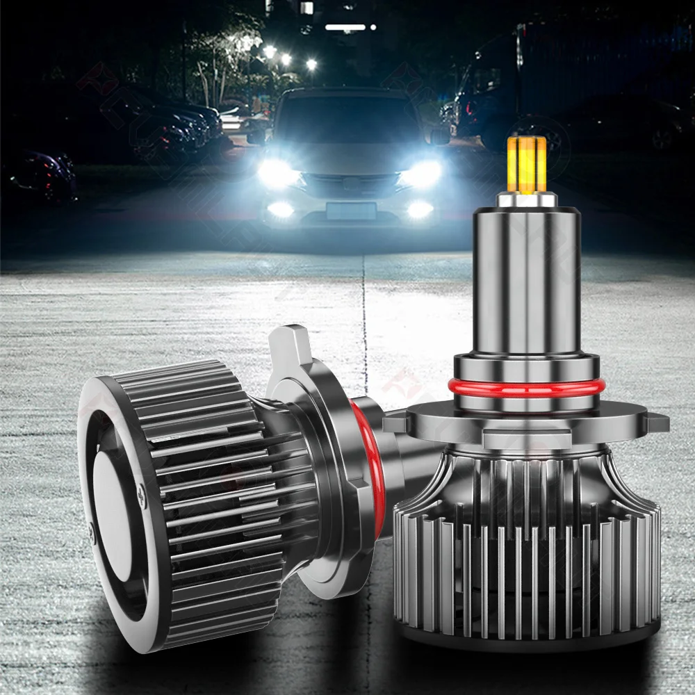 CHUSYYRAY 2PCS Car lights H11 Super Bright LED Headlights High Low Beam Fog Light Bulb White Car accsesories