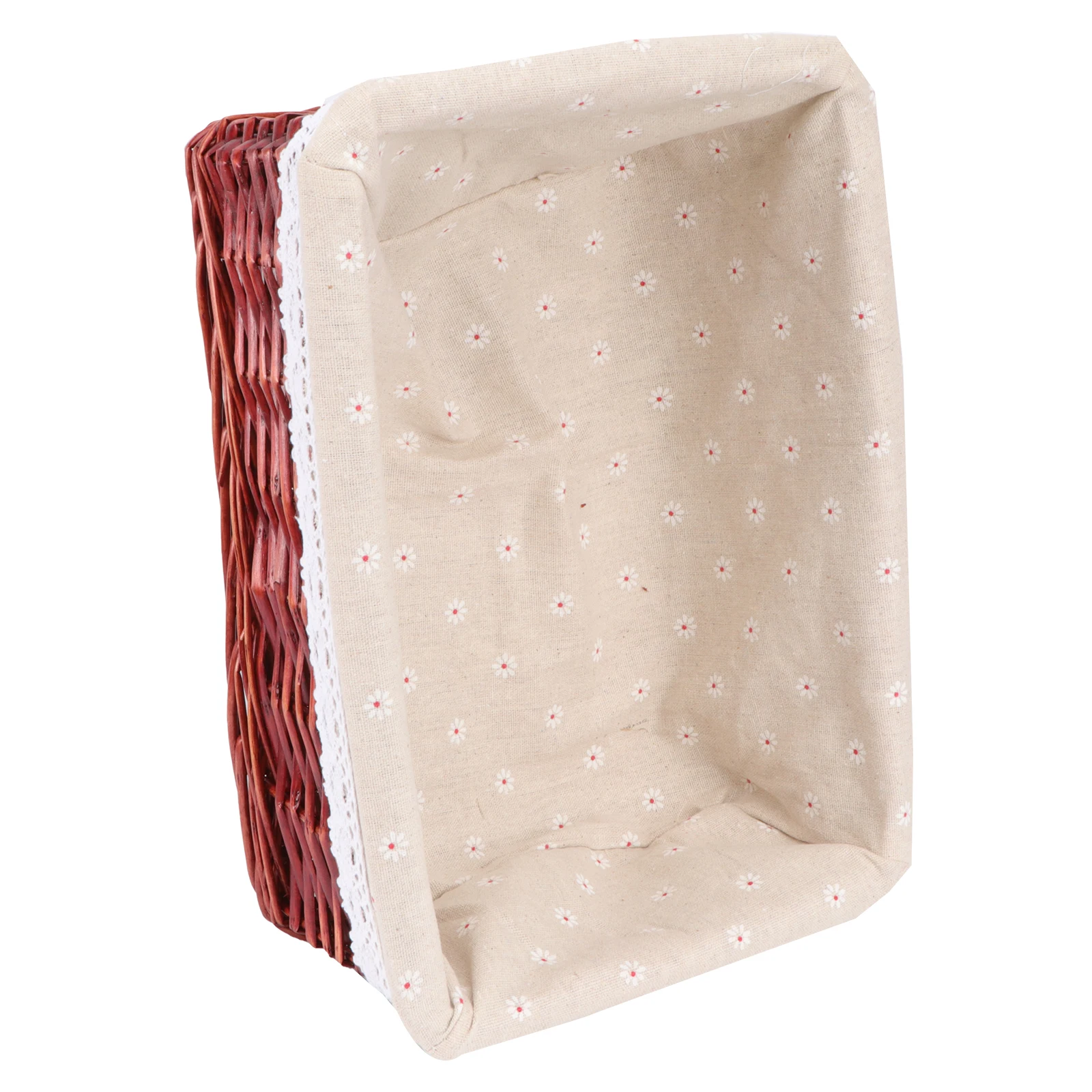 

Large Capacity Wicker Fabric Storage Basket Home Decor Daisy Style Laundry Kitchen Sorting Basket Toy Box Gift
