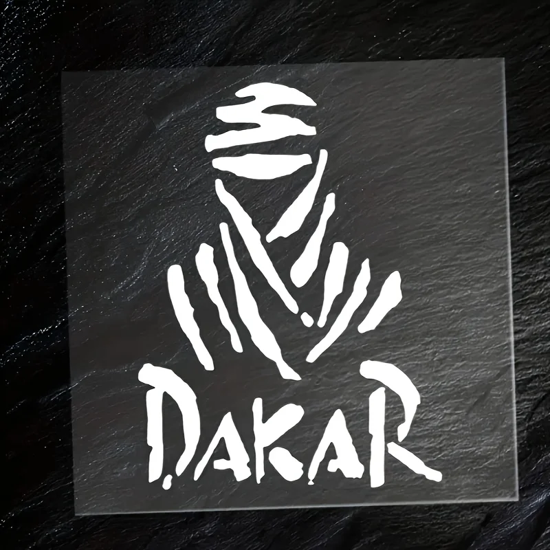 DAKARCar autocollant vinyle décalcomanie, adapté aux voitures, voiture, moto, camion pare-chocs, fenêtre, ordinateur portable, autocollant en vinyle auto-adhésif