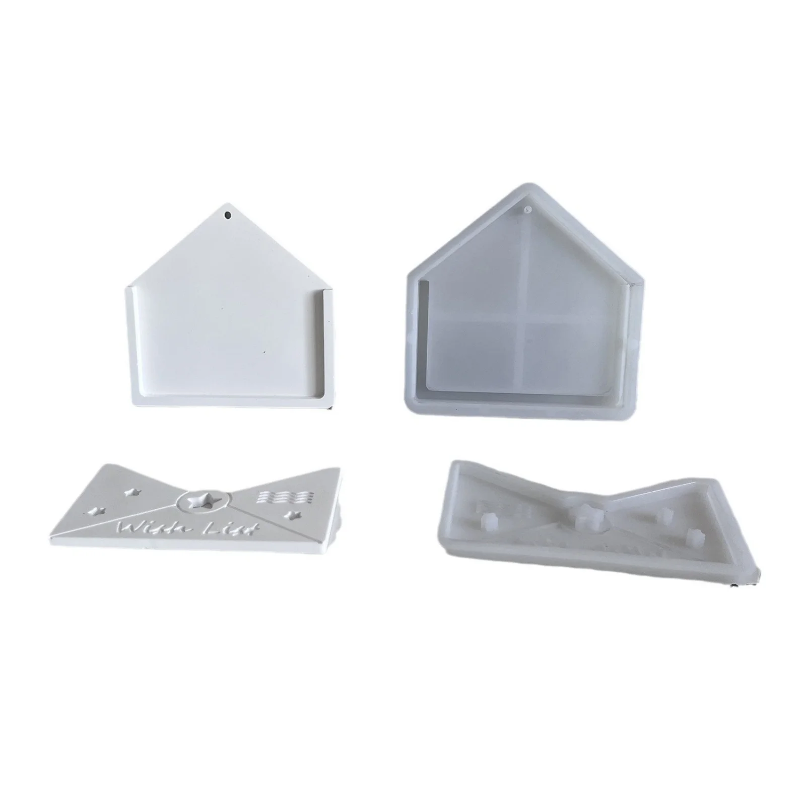 

Wish Sign Envelope Silicone Mold Envelope Pendant Ornament With Hole Casting Molds Wishing Sign Hanging Tag Pendant Mould
