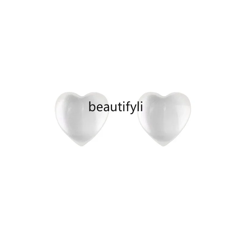 Love Heart Stud Earrings for Women, Simple, Sweet, Special-Interest Design