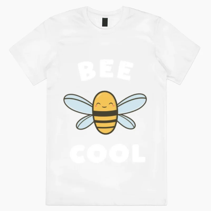 BEE COOL Printed Women's T-shirt 100% Cotton Loose Breathable Fabric Casual Commuter Style Summer 2024 Hot New