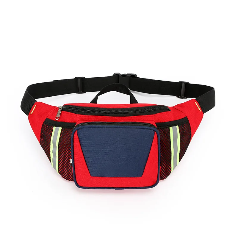 ที่ว่างเปล่ากู้ภัย Fanny Pack ชุดปฐมพยาบาล Camping Trip Medical Storage Medical Organizer ฉุกเฉินกลางแจ้ง Survival Medical Bag