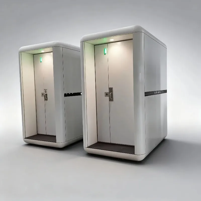 Toilette mobile intelligente per esterni a singolo utilizzo: compatta e privata