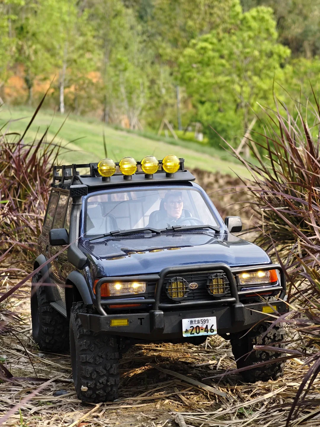 FMS RC-Auto LC80 PRO V2, Maßstab 1:10, offiziell lizenziert, 2 Geschwindigkeiten, keine Batterie, Overland Off Road Crawler RTR, elektrisches Spielzeug