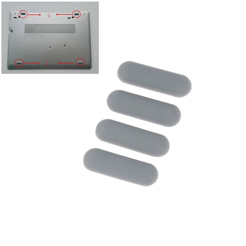 4Pcs Bottom Case Rubber Feet Laptop Stand Laptop Feet Base Replacement For A1278 A1286 A1297 13/15/17 Inch