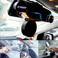 Vacuum Suction Cup Magnetic Phone Holder Lazy Multi-functional Foldable For Ford F150 Mustang F200 F350 Raptor Lariat Explorer
