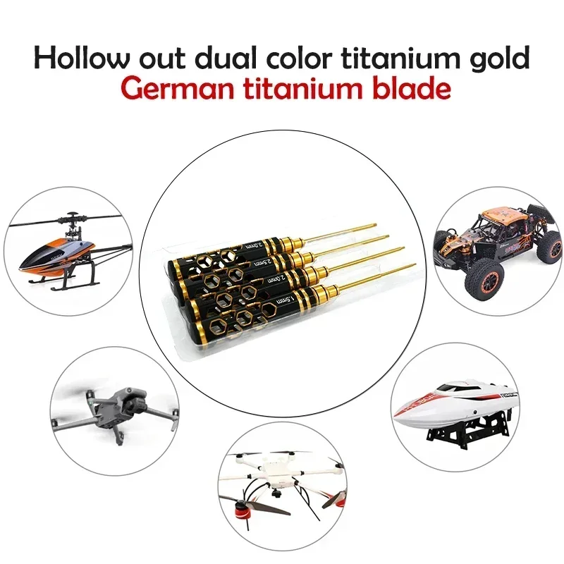 RC Remote Control Model Car Repair Tool Hollow Metal Hexagon Screwdriver 1.5/2.0/2.5/3.0mm
