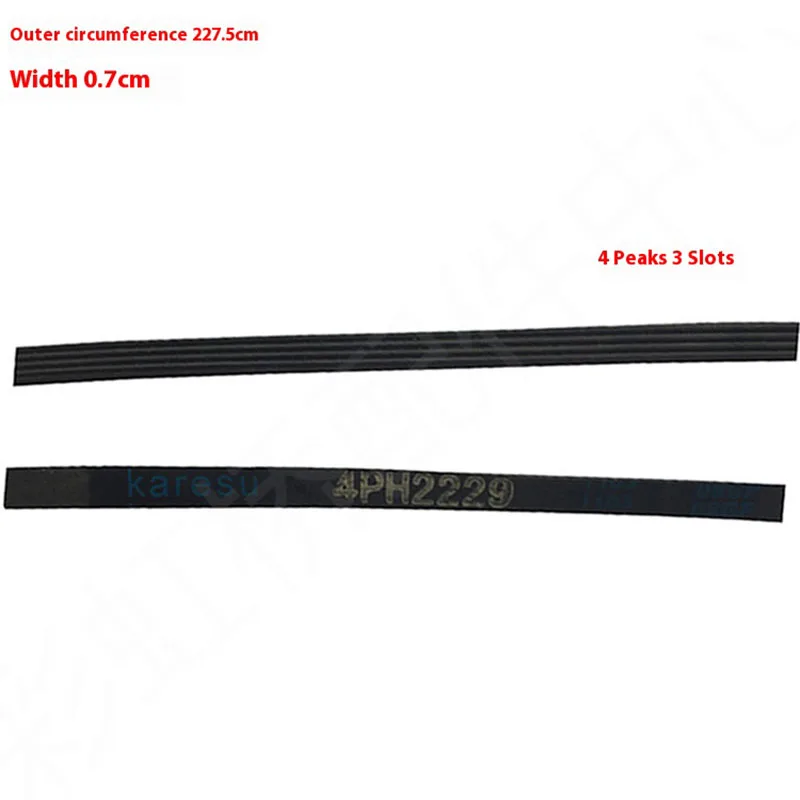 4PH2229 CALL EDEN Washing Machine Belt 4PH2229 4Peak3Slot Ribbed Belt Drive Belt Accessories