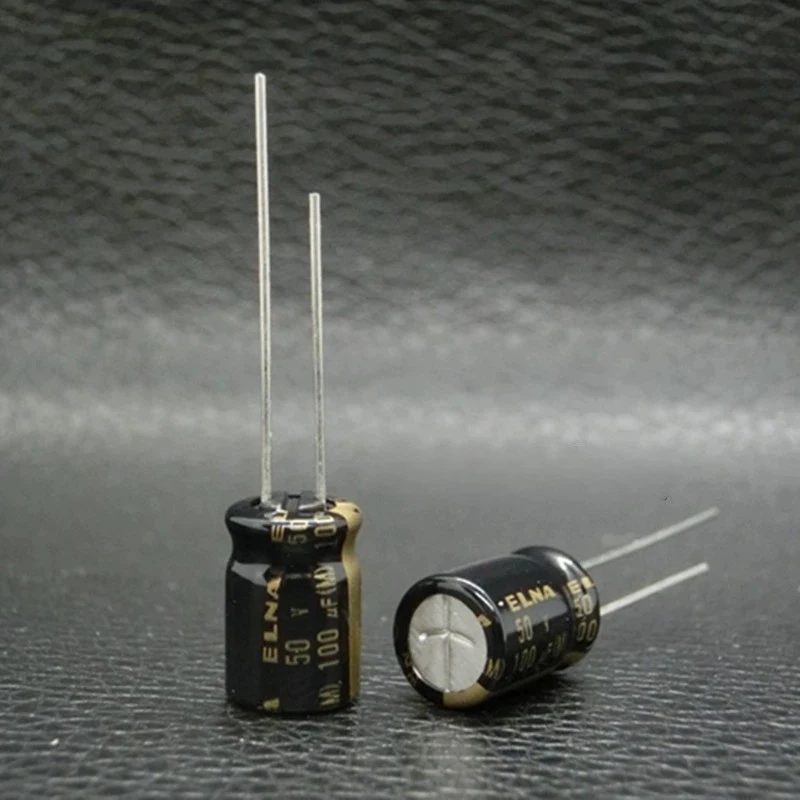 20PCS-50PCS New Original Elna Ra3 50v100uf Imported Audio Fever Electrolytic Capacitor 8*11. 5mm