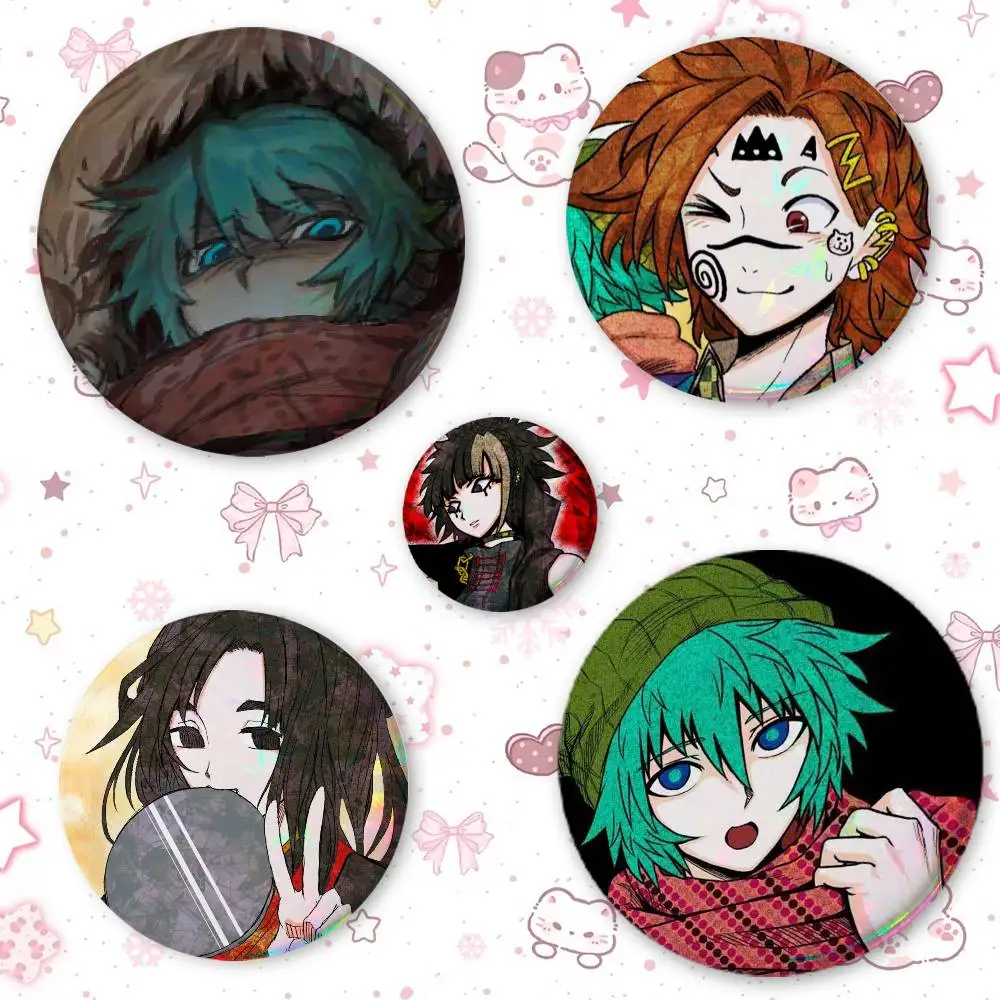 Your T-Turn- T-o D-Die Cute Cool Round Pin Badge Set For Anime Game Music Cartoon Fans Backpack Denim Jacket Hat Decoration