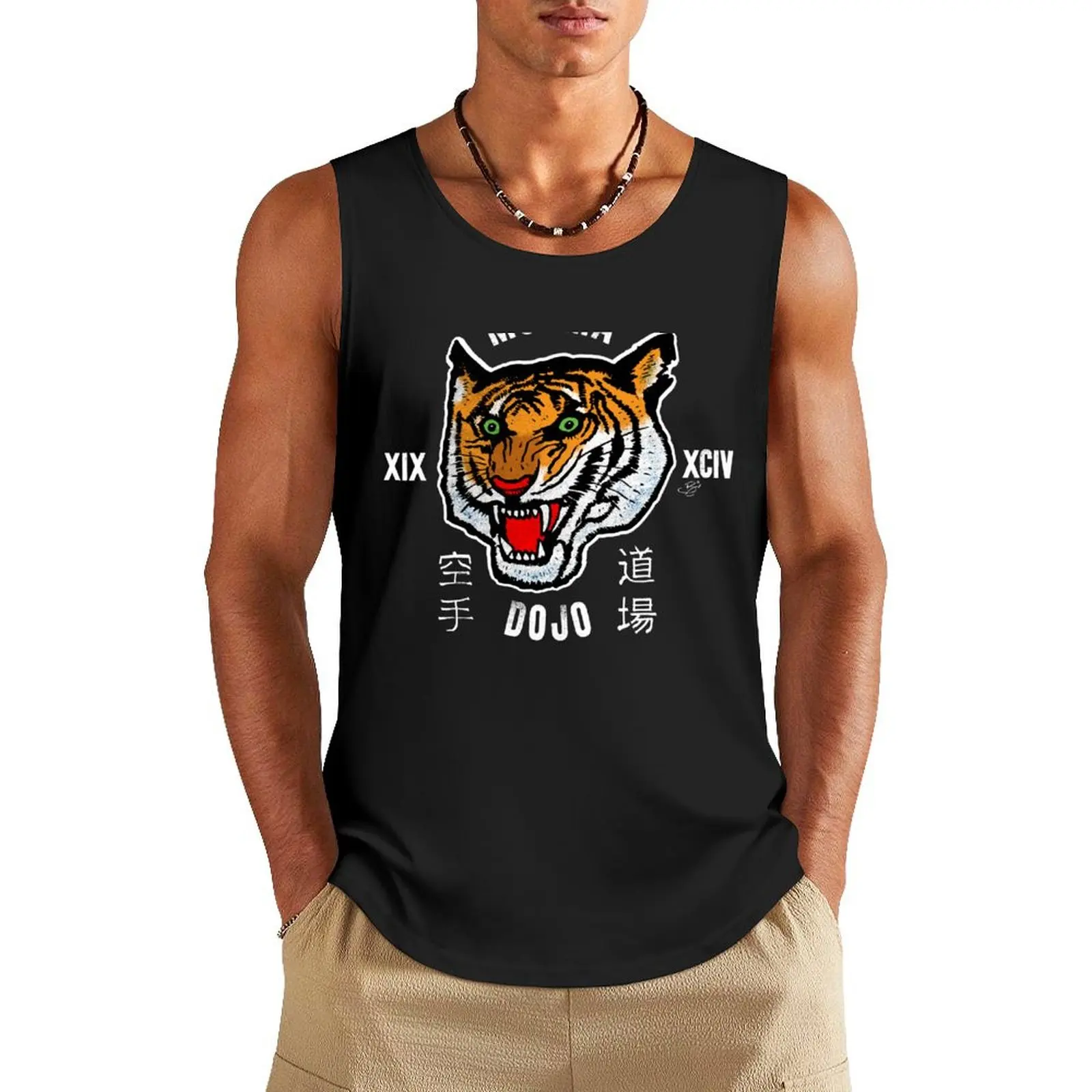 Tekken inspired Heihachi Mishima Design Tank Top bodybuilding mens designer clothes