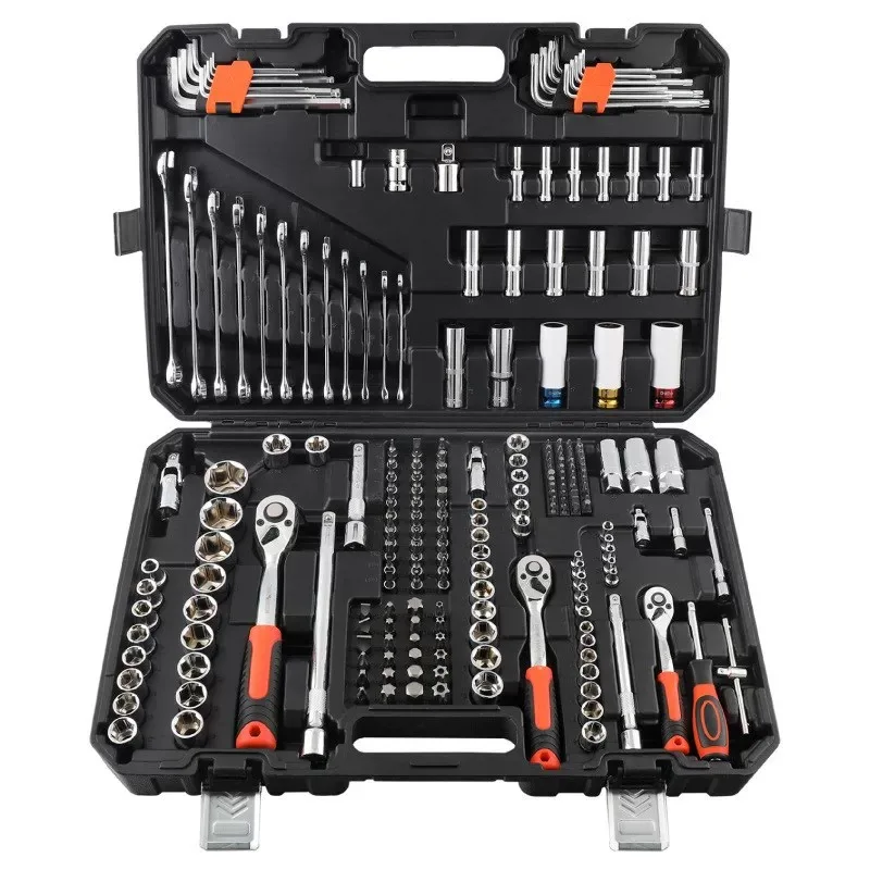 

Ratchet kit 222pcs Sockets Ratchet Wrench Set Steel for Car Repair Mechanic Equipment