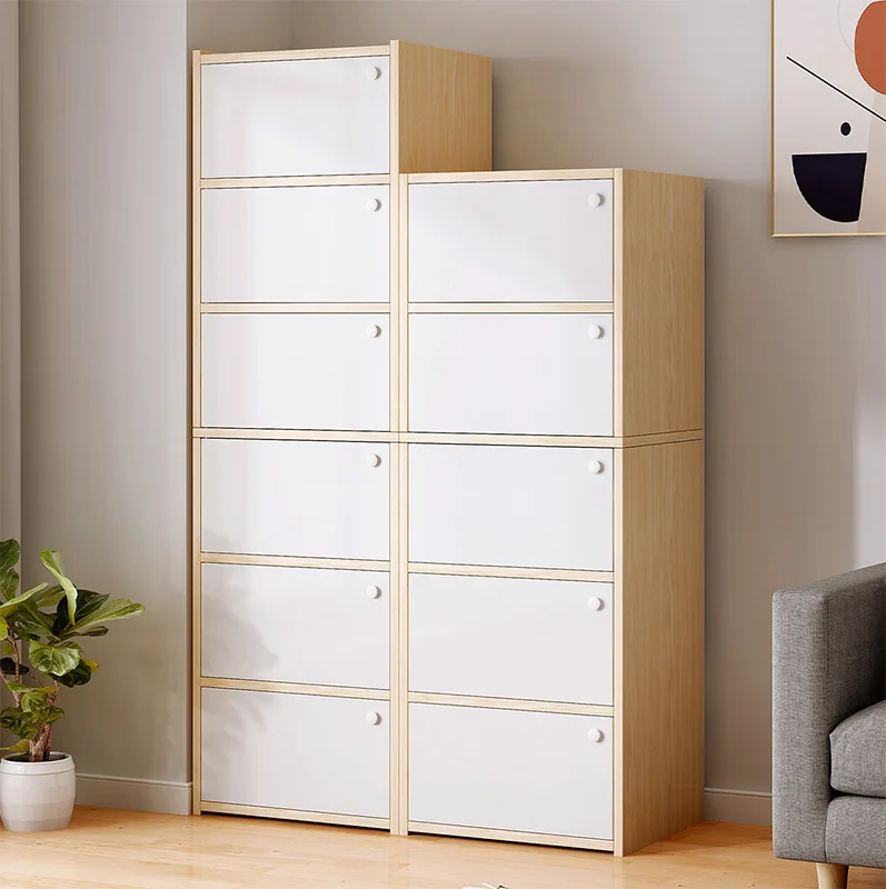 Small apartment storage bedroom locker floor locker simple multi-layer cabinet clothes finishing cabinet