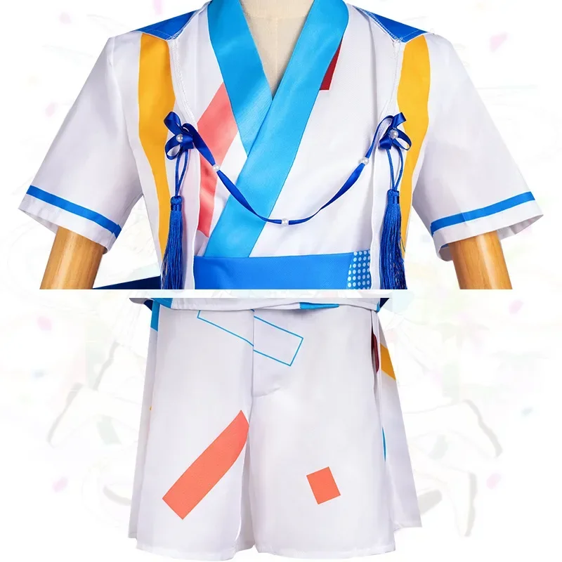 Jogo Stars Ra Bits, Nito, Nazuna, Mashiro, Tomoya, Shino, Hajime, Jaqueta de orelhas de coelho, Traje Cosplay, Top, Jaqueta, Calção