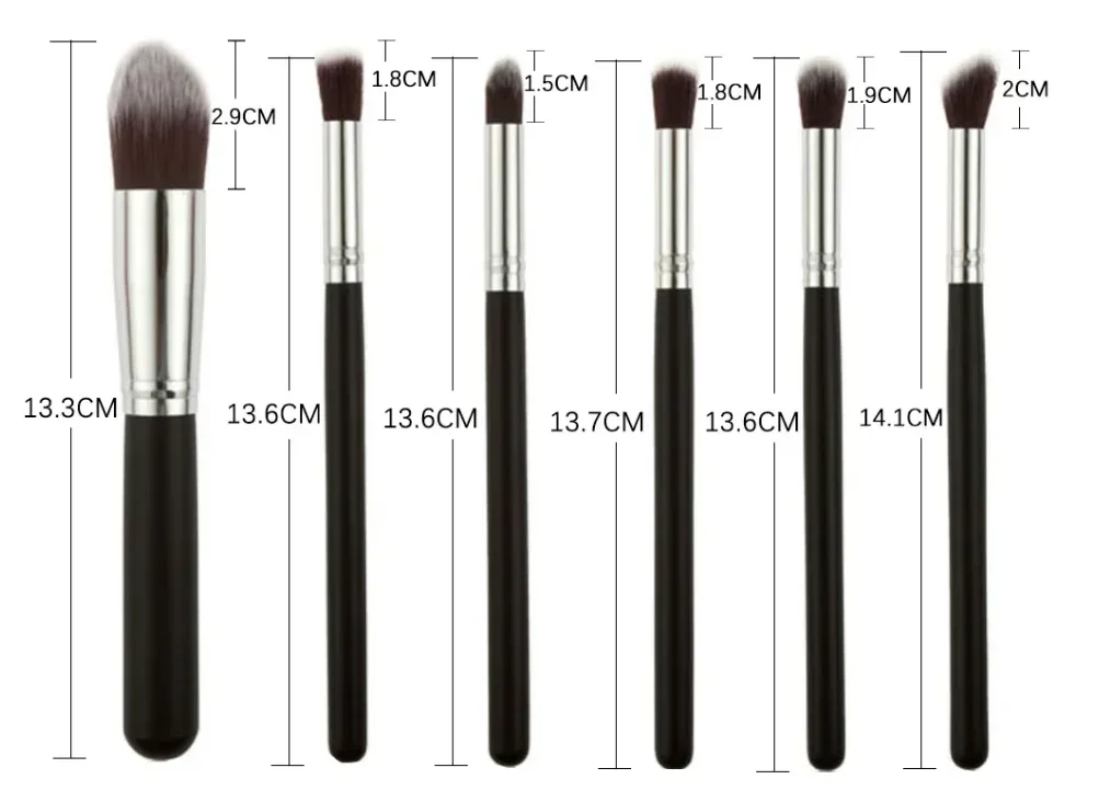 10 Stuks Luxe Make-Up Kwasten Sets Foundation Poeder Blush Oogschaduw Concealer Lip Oogborstel Cosmetica Maquiagem Beauty Tools