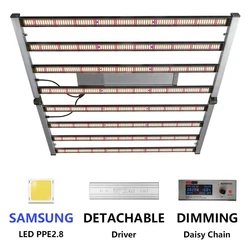 Newest LED Grow Light with UV IR Samsung LM281B 800W 1000W Best Full Spectrum Grow Light For Indoor Greenhouse Tent Veg Flower