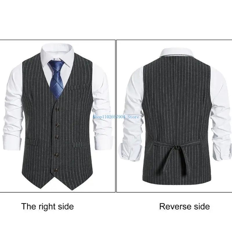 N7YF 1920s Mens Costume,Roaring 20s Costumes Accessories Set Vest Hat Pocket Watch