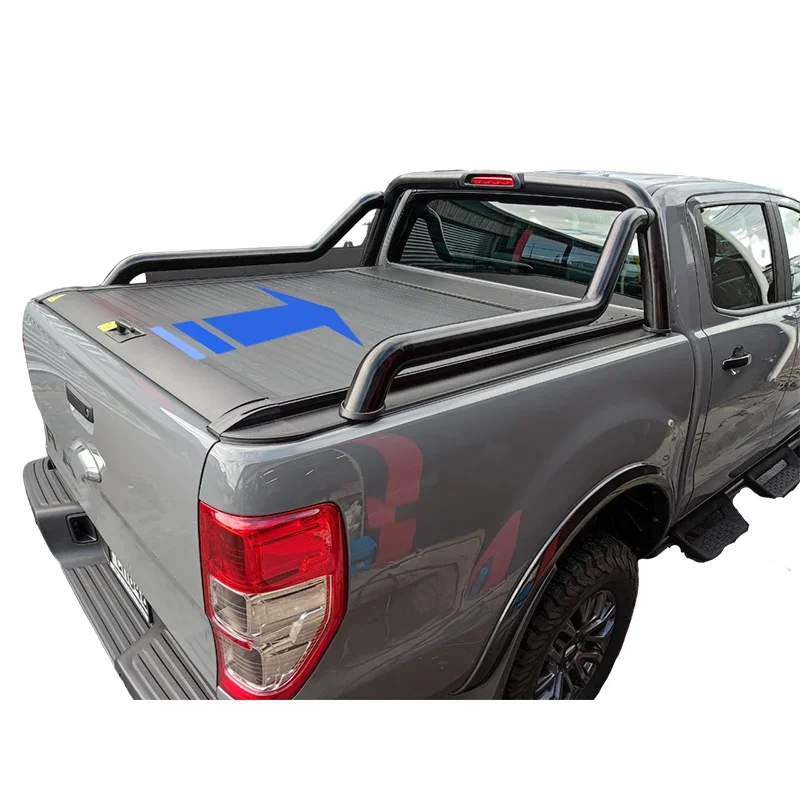 

Aluminium Alloy Retractable Roller Lid Roll Up Cover Triton Tonneau Cover For Ranger F150