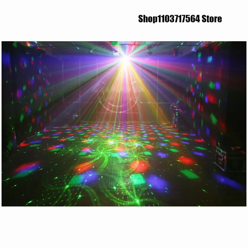 Stage light new remote control LED mini laser light family-style bar KTV private room light laser magic ball