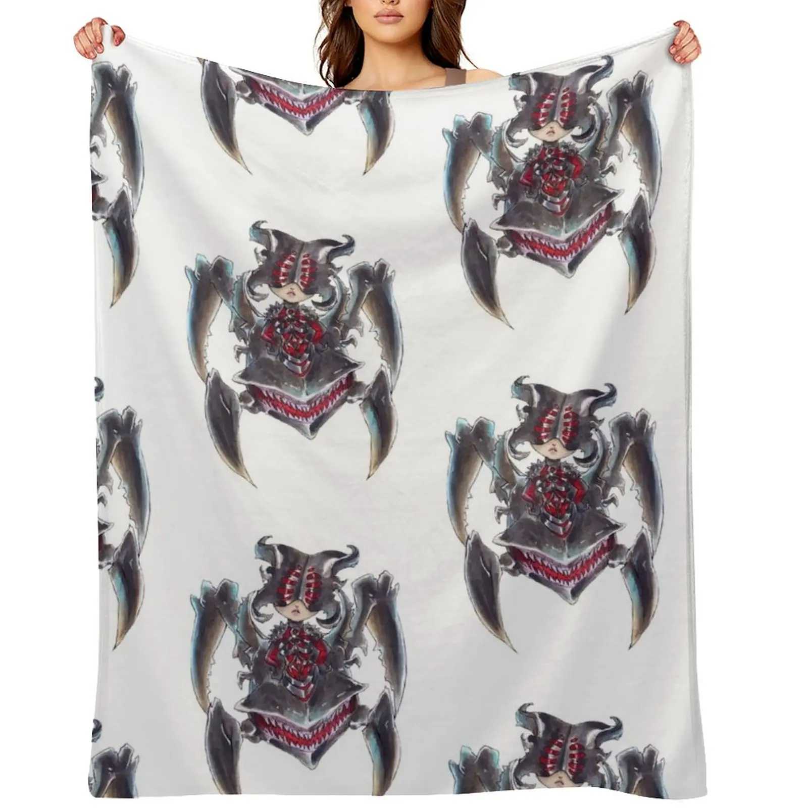 

Sheoldred, Whispering One Throw Blanket Heavy Soft blankets ands For Baby Blankets