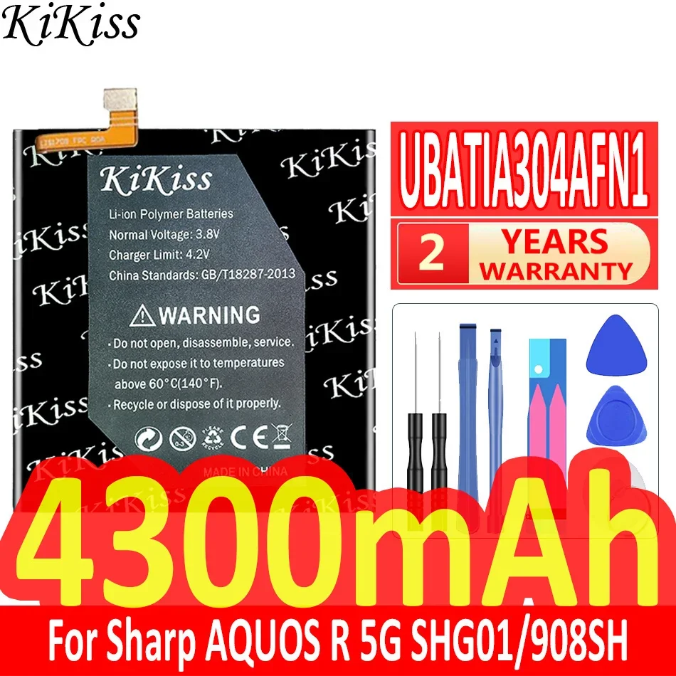 

Аккумулятор KiKiss 4300 мАч UBATIA304AFN1 для Sharp AQUOS R 5G SHG01 908SH