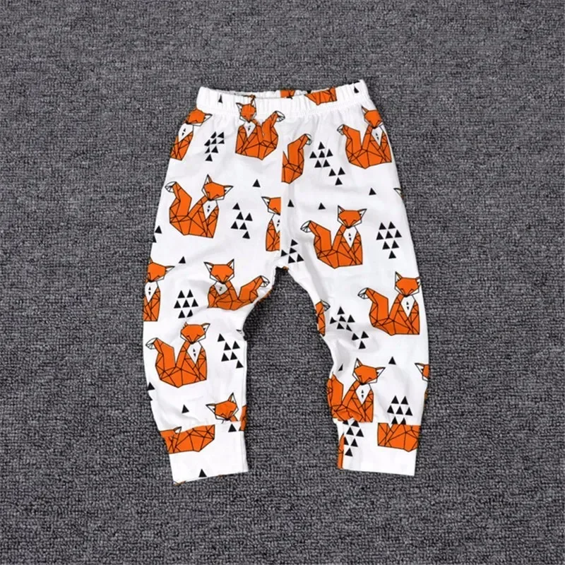 1-24Months Baby Pants Lovely Printed Baby Boys Girl Pants Newborn Leggings for Spring Autumn