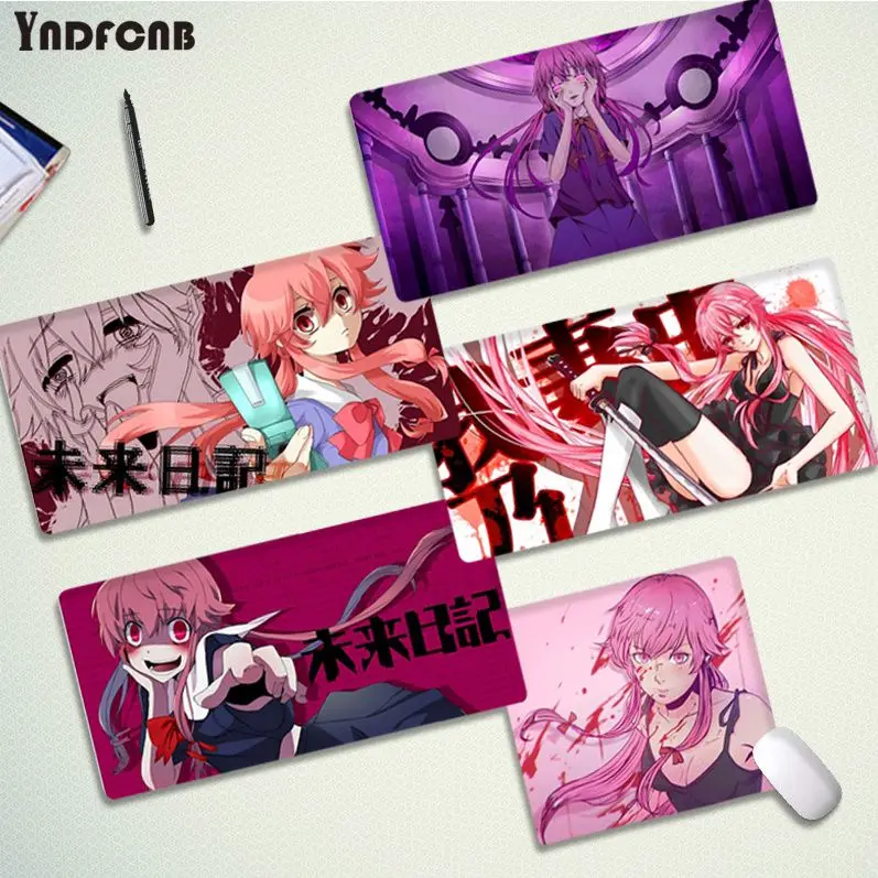 

Mirai Nikki Future Diary Gasai Yuno Boy Pad Mouse Pad Super Creative INS Tide Large Game Size For Game Keyboard Pad For Gamer