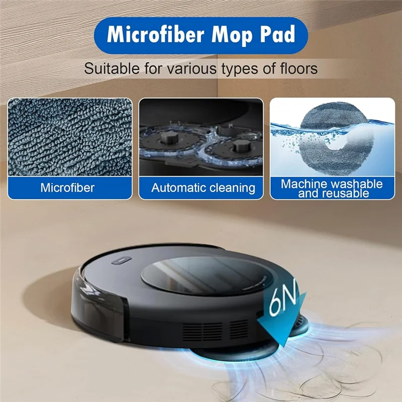 Для Eufy Omni C20 комплект аксессуаров для пылесоса щетка Hepa фильтр швабра тканевый мешок для пыли запасные части для бытовой уборки-A77G