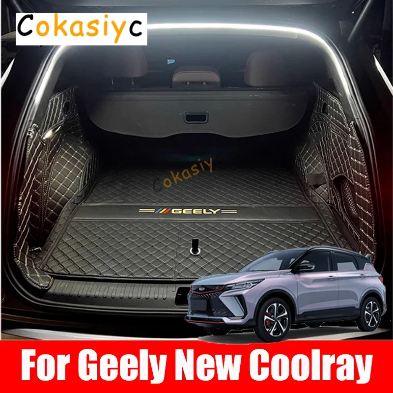 For New Geely Coolray 2023 2024 2025 Car Trunk Atmosphere Lamp Strip Colors Trunk LED Car Super Bright Surround Light Strips