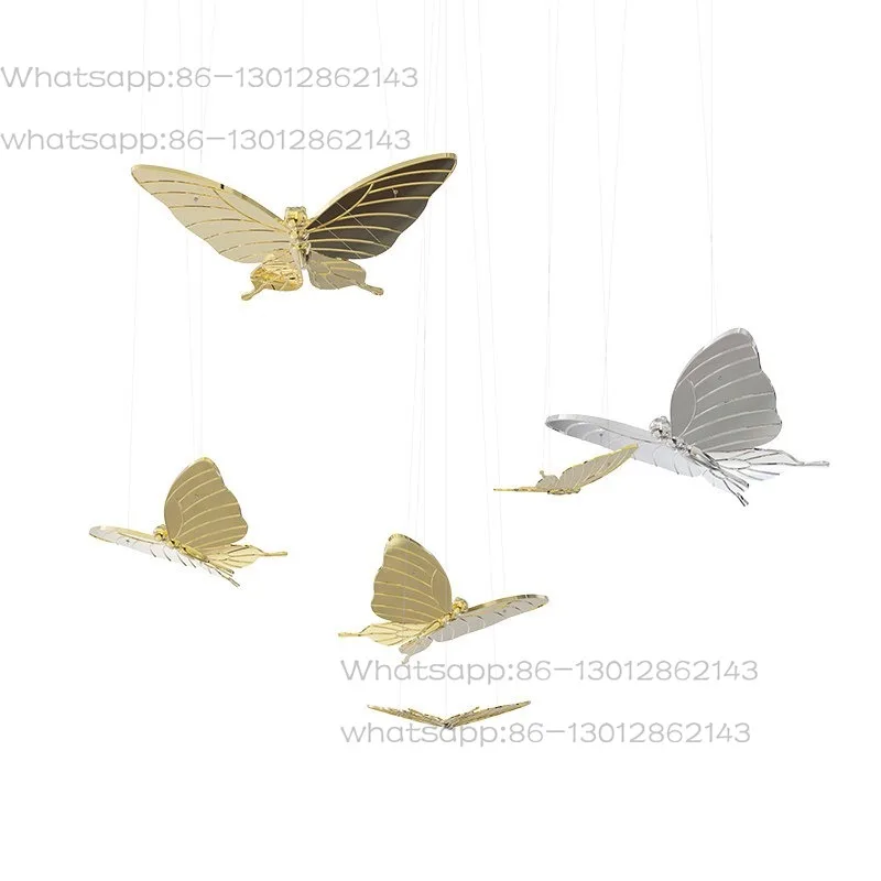 Butterfly decoration pendant club shopping mall soft decoration creative pendant indoor kindergarten ceiling pendant