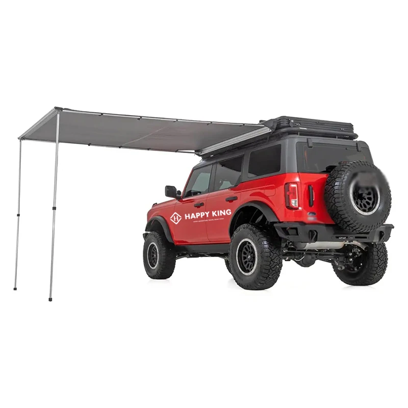 

4x4 Offroad SUV Side Awning Tent With LED Light - Waterproof Car Roof Shelter For Outdoor Camping & Overland Adventures
