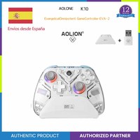 Aolion K10 Gaming Controller With Charging Dock RGB Wireless Gamepad Hall Effect Joystick Trigger For Nintend Switch/PC/Phone