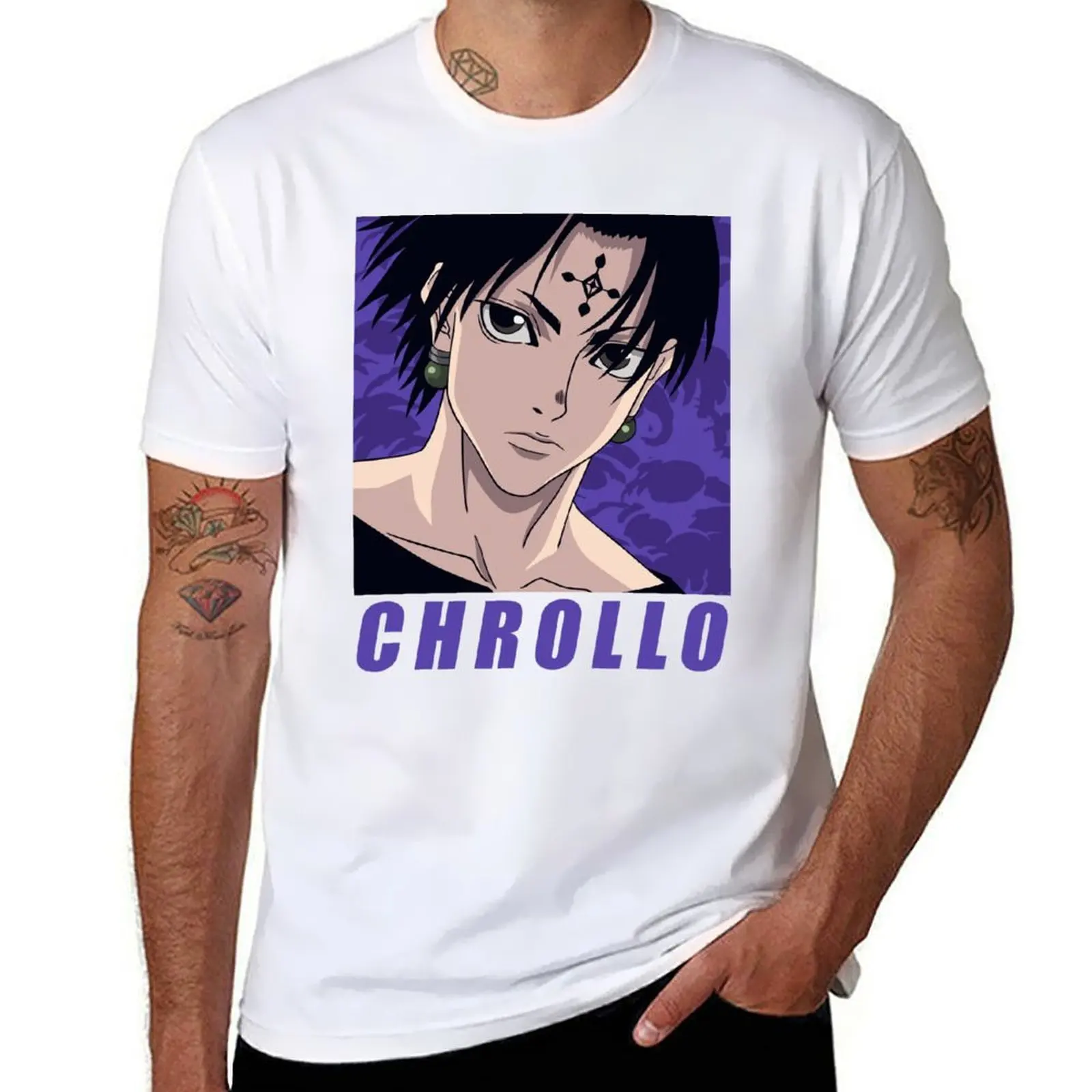 

Leader of phantom troupe T-Shirt cotton tshirt 100% man t shirt graphic T-Shirt