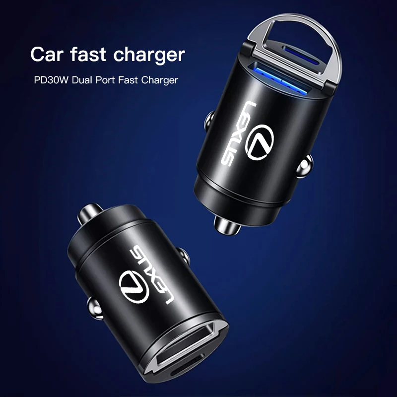 100W Mini Car Charger - Suitable for Lexus RX330 IS250 Ct200h ES300h RX350 IS300h NX300h RX400h ES350 GS300 UX GX470 LX570 GS NX