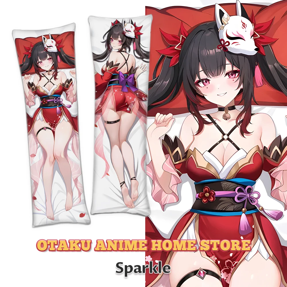 Honkai Star Rail Sparkle Dakimakura Anime Pillowcase Scaramouche Throw Otaku Pillow Case Cartoon Sparkle Hugging Cushion Covers