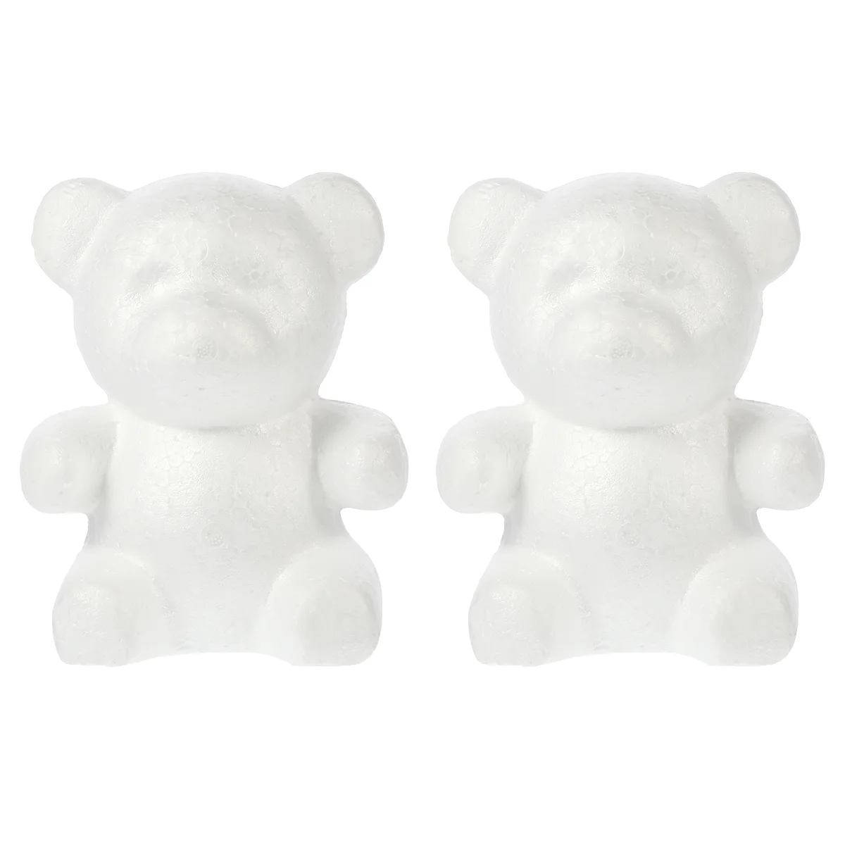 2 Pcs Bubble Child Gifts for Stocking Stuffers Foam Mould White Modelling Sculptures Shapes