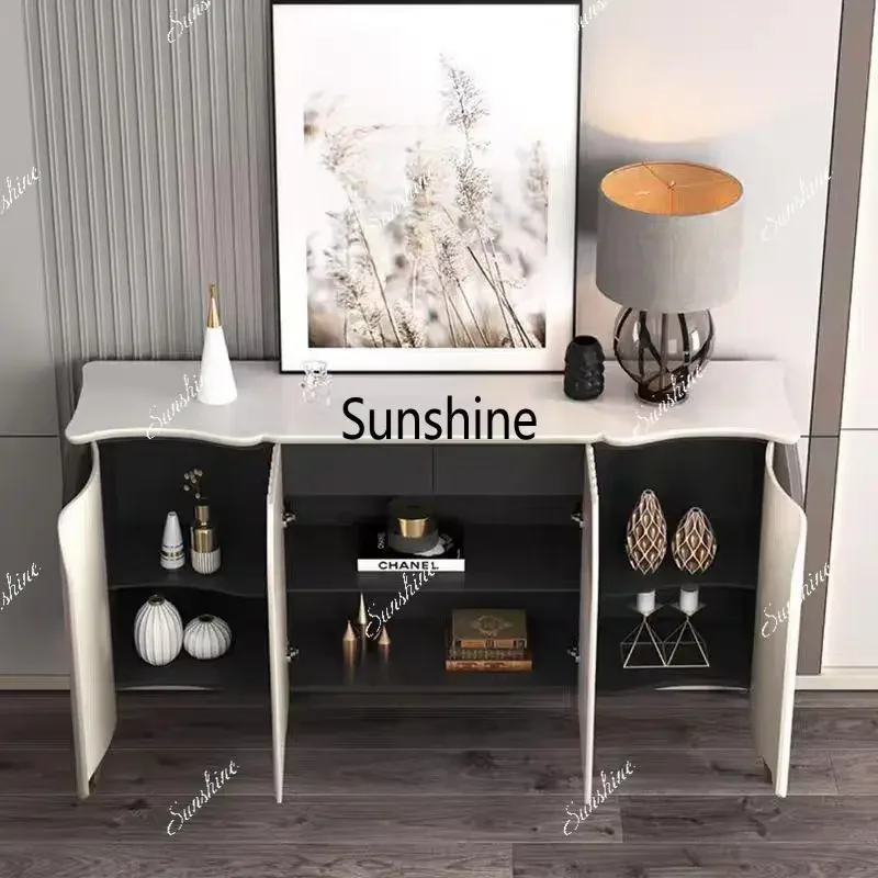 American living room modern simple entry side cabinet Italian minimalist entrance cabinetTJ