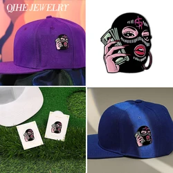 New Mexican Metal Hat Pin Enamel Pin Creative Fashion Lady US Dollar Brooch Lapel Badge Golf Cap Baseball Cap Clip Jewelry Gift