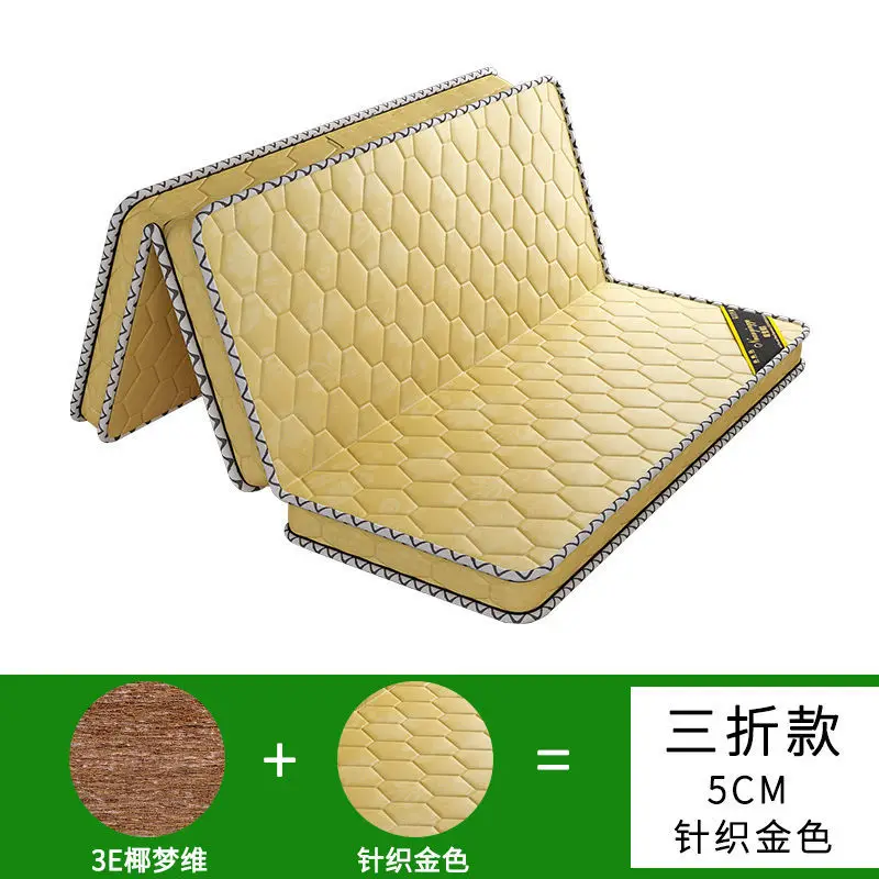 Natural Coir mattress coconut palm mattress pad hard coir palm folding mattress tatami floor mat household natural coir mattress image 4