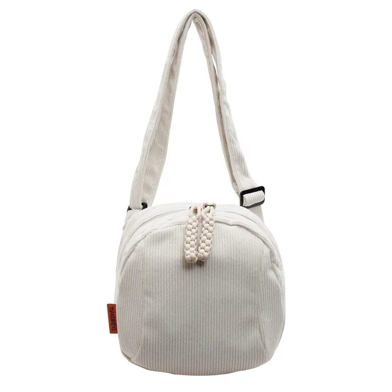 

Вельветовая сумка через плечо для женщин, стильная повседневная сумка через плечо, легкая универсальная сумка в стиле ретро, повседневная сумка для переноски