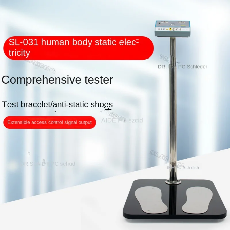 SL-031 Tester per uso generale umano piedi scarpe antistatiche cinturino da polso rilevamento ESD strumento per cancello elettrostatico