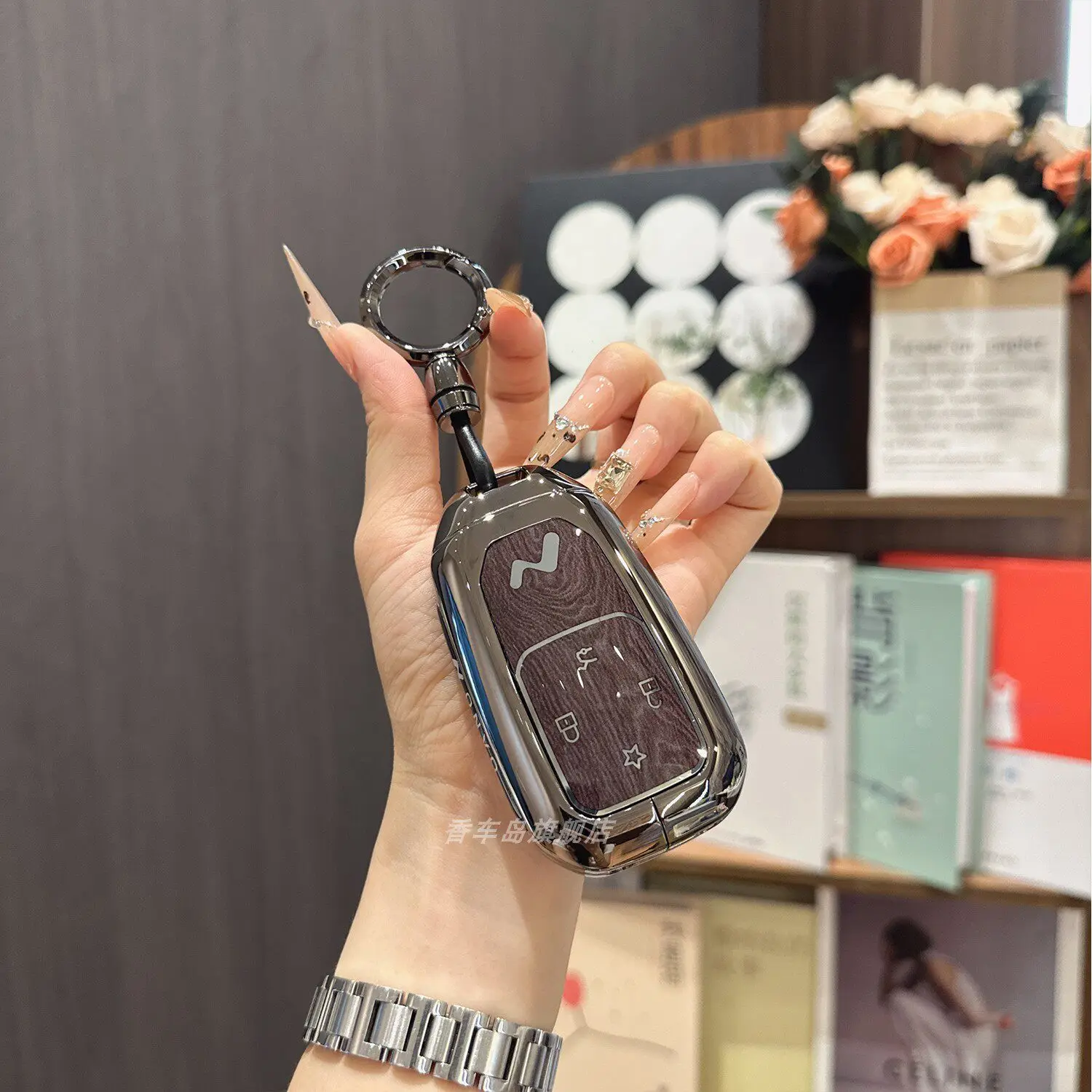 for the Le Dao L60 key case Bluetooth physical shell 60 smart remote control bag and high-end metal protective cover for cars.