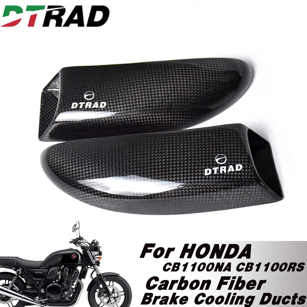 Motorcycle Front Caliper Cooler Carbon Fiber Cooling Ducts For HONDA CB1100NA 2017 CB1100RS 2017-2019 Modified Accessories