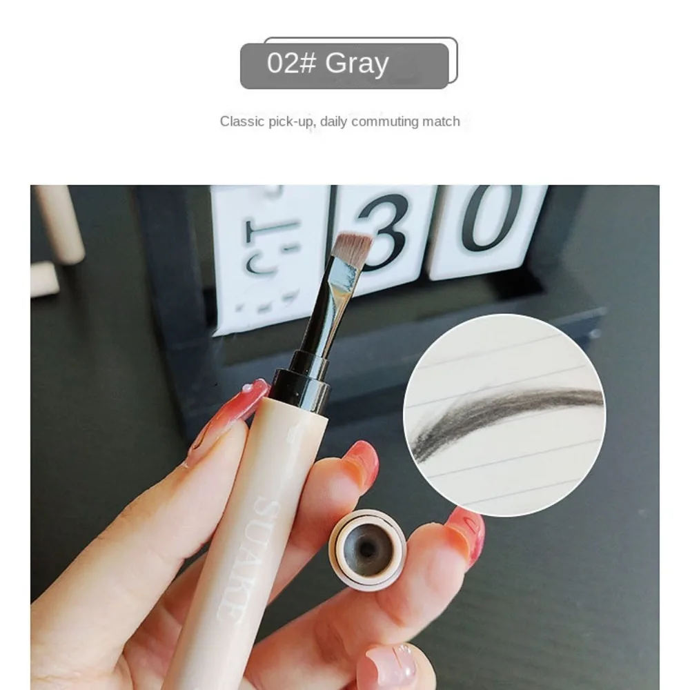 Brow Pomade 3D Eyebrow Pencil Applicator Waterproof Brown Eyebrow Gel Tint Wild Longlasting Eyebrow Cream Eye Makeup