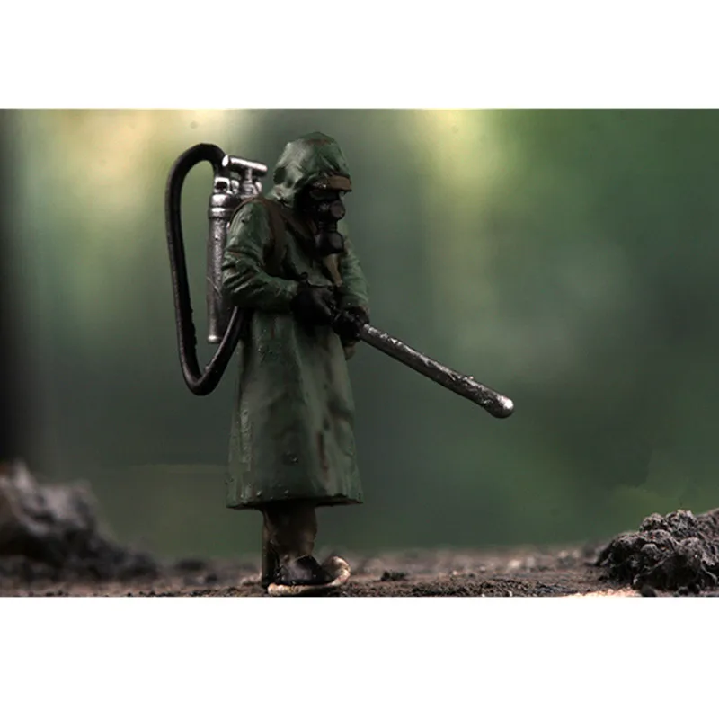 1:72 Scale Model 1 Pcs Realistic Action Figure Chernobyl Biochemical Soldier Dolls Toys DIY Scene Accessory Collection Display