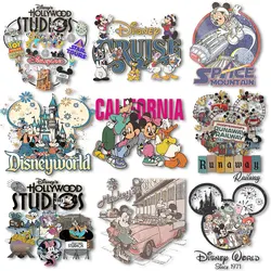 Vintage Classical Characters Iron on transfers Heat Press decals For Clothes Thermal patches on Tshirts
